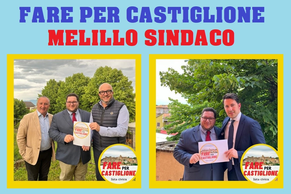 Presentazione della lista civica &quot;Fare per Castiglione&quot; con Mario Melillo candidato sindaco
